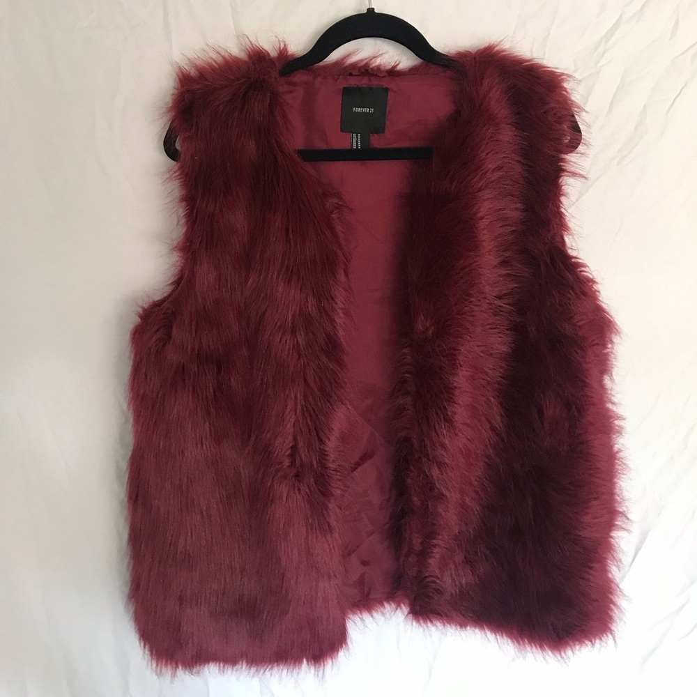 COPY - Forever 21 faux fur vest